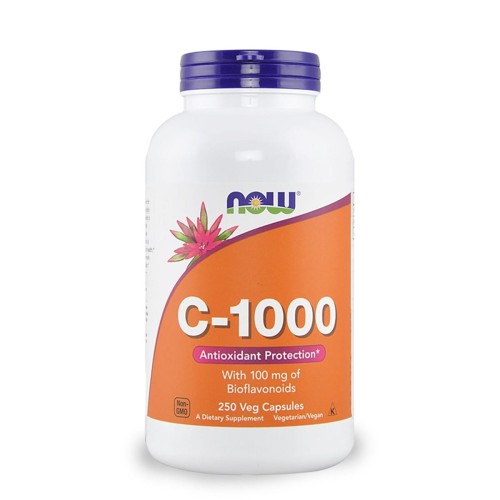 Now Foods Vitamin C-1000 with 100mg Bioflavonids - 250 tabs.