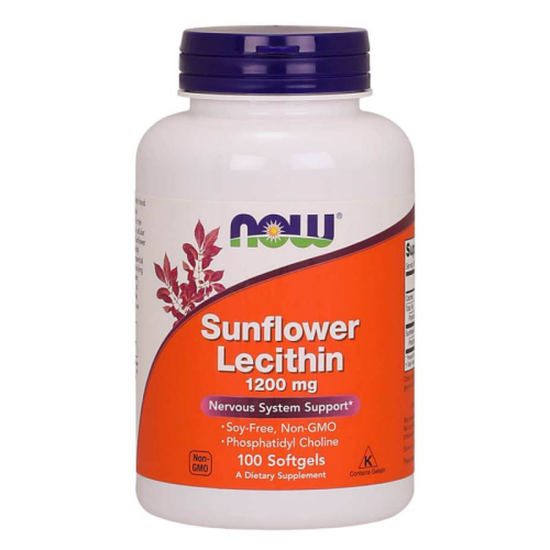 Now Foods Sunflower Lecithin, 1200mg - 100 softgels