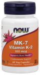 Now Foods witamina  K-2 MK-7, 100mcg - 60 vcaps