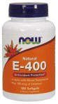 Now Foods Vitamin E-400 IU with Selenium - 100 softgels