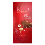 RED Delight mleczna czekolada z orzechami laskowymi i macadamia bez dodatku cukru, 30% mniej kalorii