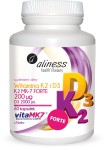 Aliness, Witamina D3 i K2, 2000 I.U + 100 mcg, 60 kaps.