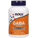 NOW Foods  GABA with Vitamin B6, 500mg - 100 vcaps