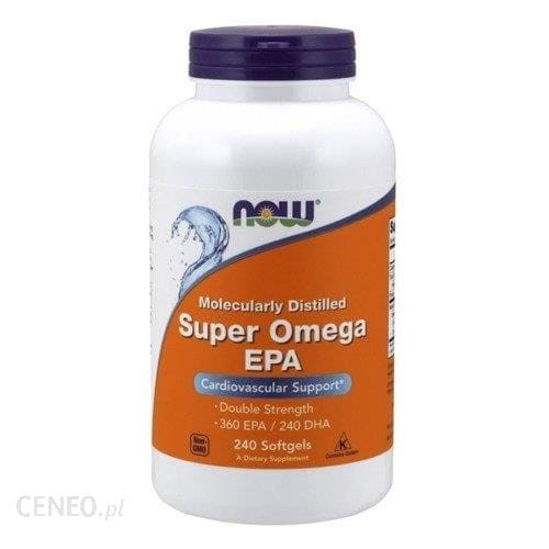 Now Foods Super Omega EPA Molecularly Distilled - 240 softgels