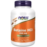 Now Foods Betaine HCL 120 Vcaps