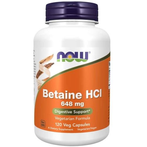 Now Foods Betaine HCL 120 Vcaps