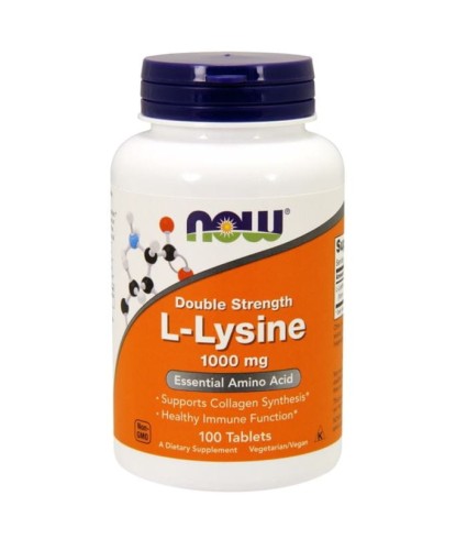 Now Foods L-Lysine 1000mg (100 Tabs)