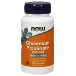 NOW Foods  Chromium Picolinate, 200mcg - 100 vcaps