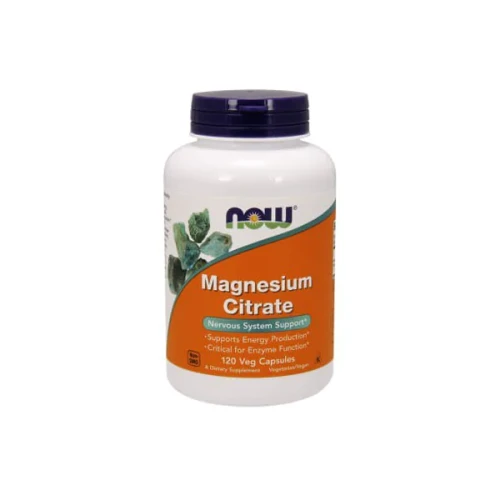 NOW Foods  Magnesium Citrate, 400mg - 120 vcaps