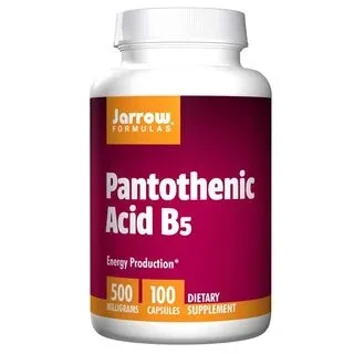 Jarrow Formulas  Pantothenic Acid B5, 500mg - 100 caps