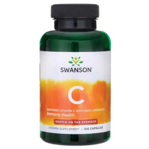 Swanson Buffered Vitamin C with Bioflavonoids - 100 caps / 1000 mg