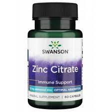 Swanson  Zinc Citrate, 50mg - 60 caps