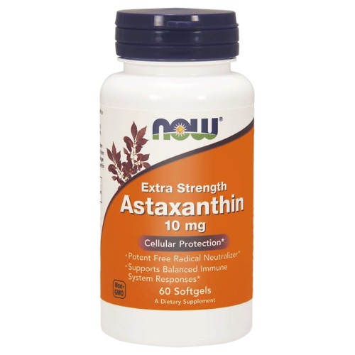 Now Foods Astaxanthin, 10mg - 60 softgels