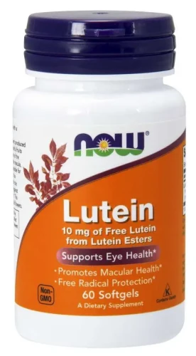 Now Foods Lutein, 10mg - 60 softgels