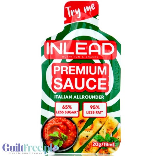 Inlead Premium Sos Italian Allrounder ,saszetka 20g - wegański sos pomidorowy z włoskimi ziołami bez cukru