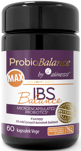 Aliness Probiotyk max IBS Balance 10 mld. x 60 vege caps.