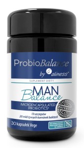 Aliness ProbioBalance , Man Balance 20 mld. x 30 vege kaps.