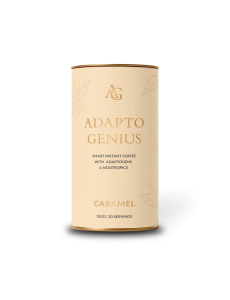 Adaptogenius Instant Coffee 100g caramel