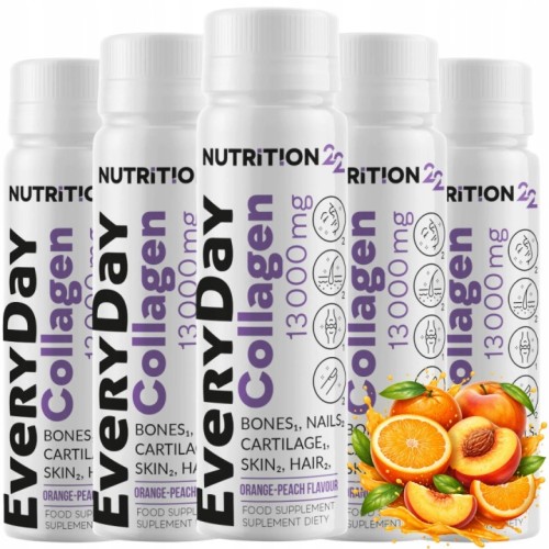 Nutrition22 Everyday Collagen Shot 80ml Pomarańcz-Brzoskwinia
