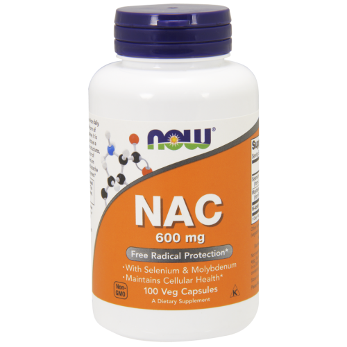 Now Foods Nac 600 mg 100 kaps.