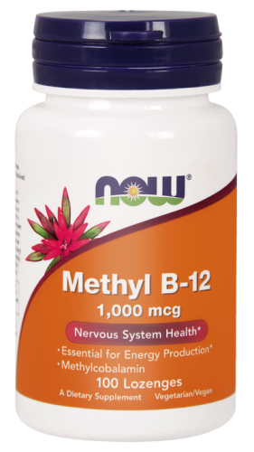 Now Foods Vitamin B-12, 1000mcg - 100 lozenges