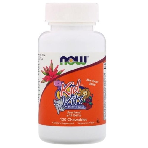 Now Foods Kid Vits, Berry Blast - 120 chewables