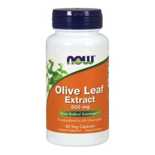 Now Foods Olive Leaf Extract, 500mg - 60 vcaps